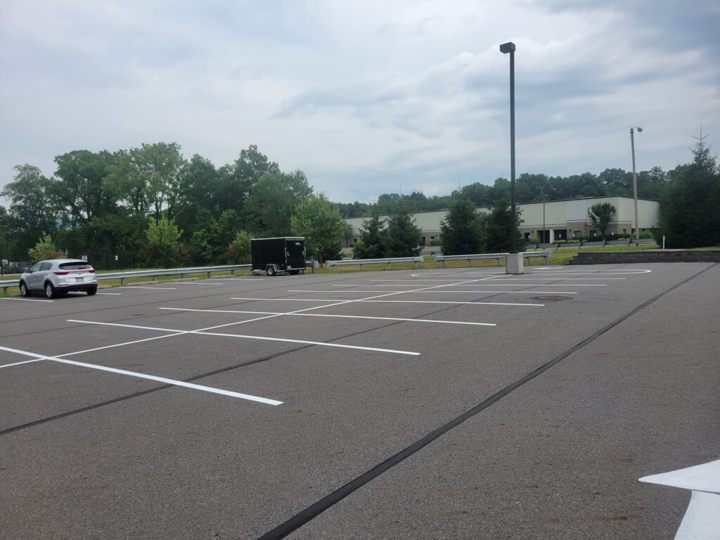 Parking Lot Crack Sealing