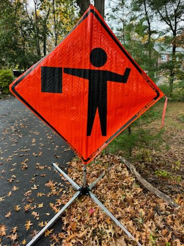 Flagger Ahead Sign Rental