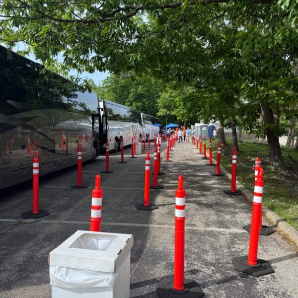 Traffic Delineator Cones for rent